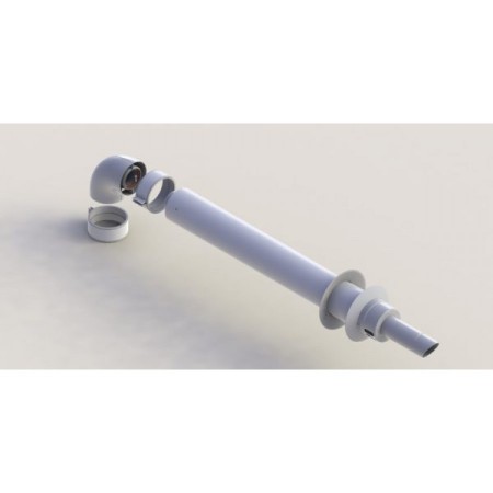 Коаксиальный дымоход 60/100 мм STRIGHT SPEA для котлов RINNAI BR-RE(UE) 498900059 Коаксиальный дымоход 60/100 мм STRIGHT SPEA для котлов RINNAI BR-RE(UE) 498900059